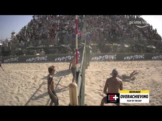 Insane quarterfinal rally between taylor crabb nick lucena avp huntington beach open 2019