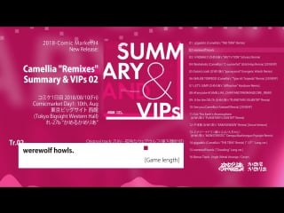 Ctcd 017 "camellia "remixes" summary & vips 02"