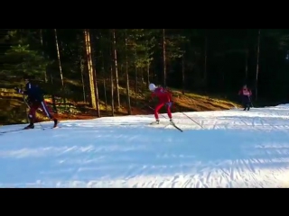 Kaisa is training in vuokatti