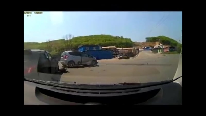 Запись регистратора помогла установить виновника аварии на бородинской