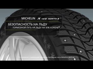 Шипованные шины michelin x ice north 3