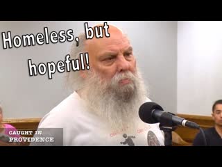 Homeless, but hopeful