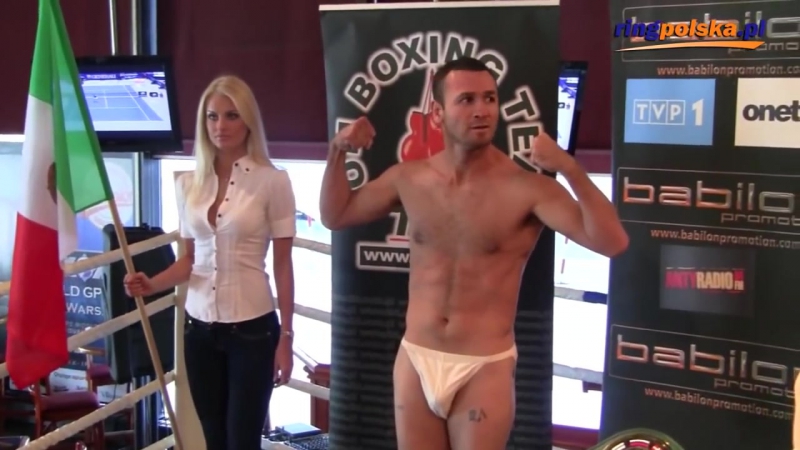 Oficjalne wazenie przed walka jonak cruz