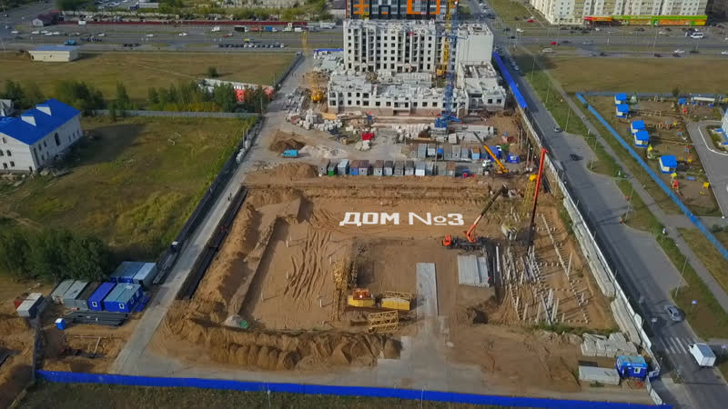 Centropolis, ульяновск | ход строительства август | железно
