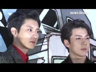 [video] 180207 chanyeol & sehun @ prada "prada comic" launching event