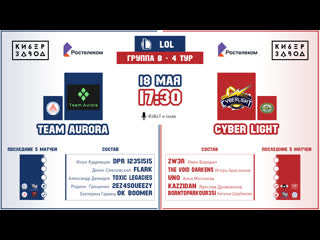 Lol | team aurora cyber light | групповой этап