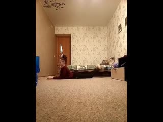 Демонстрации тренирои по художественной гимнастике