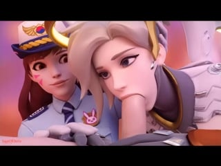 X mercy blowjob (sfm animation) overwatch