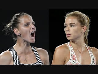 Каролина плишкова камила джорджи 1/16 australian open 2019 karolina pliskova camila giorgi