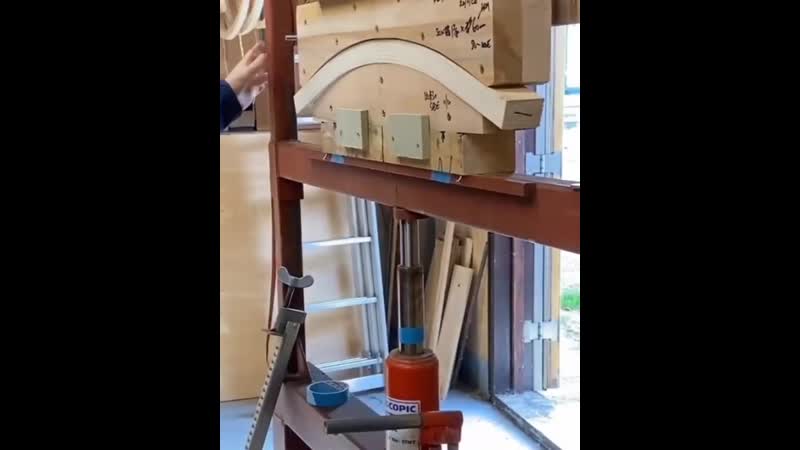 Паровое сгибание в действии