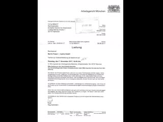 Aok sap lawyer kanzlei für arbeitsrecht schaefer tried to throw me off rooftop of his building faked signature abeitsgerict