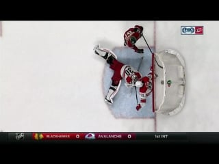Gotta see it ward snares puck out of mid air to rob wild