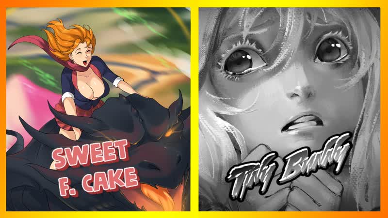 Tiny bunny злой зайчик u^ｪ^u + добиваем кексика d