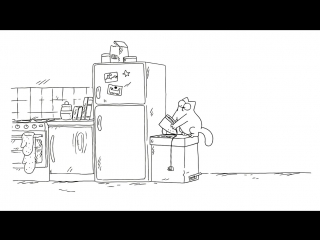Кот саймона / simon's cat 56 серия (trash cat / мусорный кот)