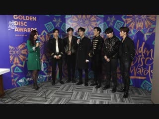 [интервью] 190106 закулисное интервью got7 @ 33rd golden disk awards