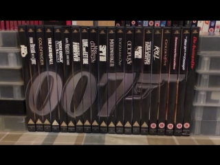 My complete collection of the 2003 released, james bond dvds