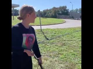 Alex sgambati(jules) preparing for the season 10 finale of the walking молодые #twd#thewalkingdead