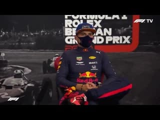 Max im enjoying this music in the background! its more exciting than my race so keep it going! 😆 #belgiangp