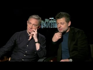 Martin freeman and andy serkis interview on the casino set and destroying it