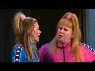 Little britain show with special guest kate moss in the image of the tenth sister vicky pollard)))