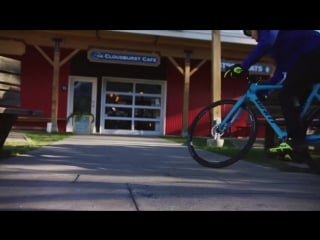 Yoann birelli shreds a downhill mtb track on a cyclocross bike