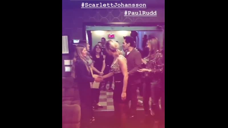 Скарлетт йоханссон, крис хемсворт и пол радд /