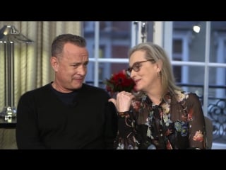 Tom hanks and meryl streep talk oprah winfrey and steven spielberg
