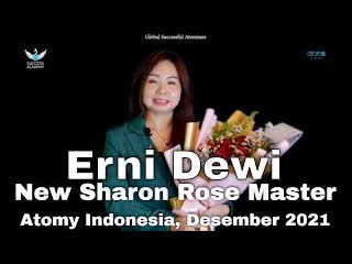 Erni dewi, new sharon rose master, atomy indonesia, desember 2021