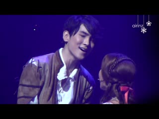 [fancam]140111 key the three musketeers musical boat scene [airinz]