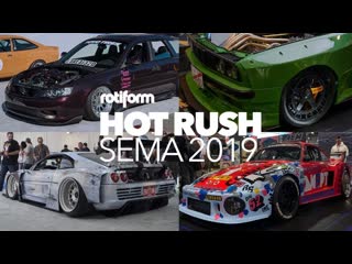 Rotiform at sema 2019 | "hot rush"