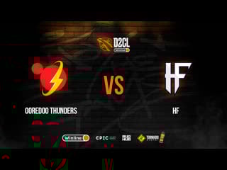 Ooredoo thunders vs hf, winline d2cl season 11, bo3, game 1 [crystalmay & ezh1k]