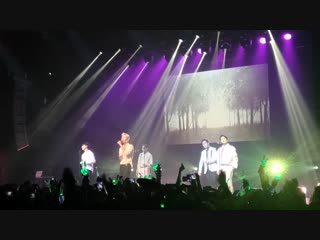 [fancam] [02 12 18] b a p 'forever with babyz' tour paris b a p coffee shop + i guess i need u