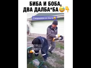 Биба и боба два дол*еба