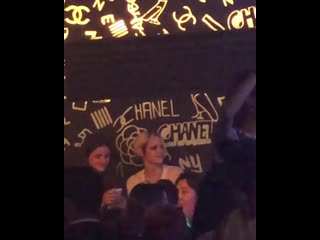 Kristen at after party chanel metiers d'art fashion show in seoul may 28