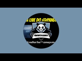 Diretamente da toca do panda dos games para o brasil e para o mundo começa agoraa live do @pandadosgames hoje na coleta! dic