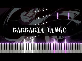 Barbaria tango (nostalgia op 3) synthesia / piano tutorial