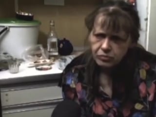 Пьяная бабка жжет