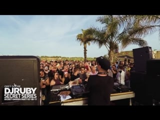 Dj ruby live video set at secret garden party, attard malta 07 may 2017