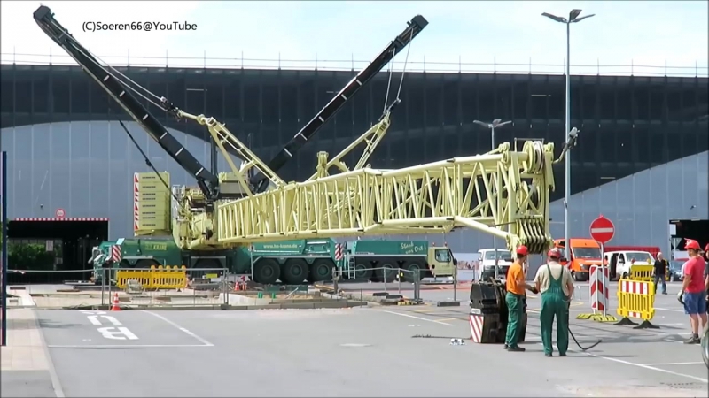 Mobilkran liebherr ltm 1750 9 1 von h n krane beim abbau eines tdk (1)