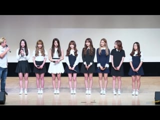 |160802| lovelyz 'anti smoking campaign for soldiers' ambassador appointment ceremony talk+«destiny»