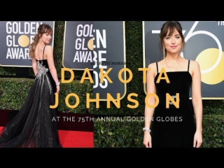 Dakota johnson on the 75th golden globes red carpet live 2018