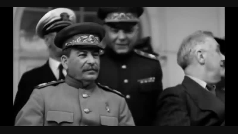 И в сталин в иране (тегеранская конференция 1943 г ), документальные кадры