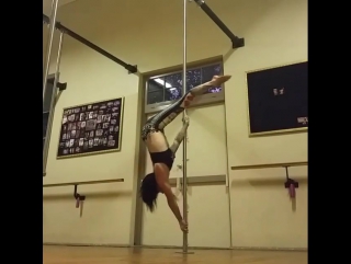 Pole sport & pole tricks bethany finlay 2