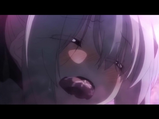 Illya and kuro kiss (beso) fate kaleid liner prisma illya 3rei episode 4