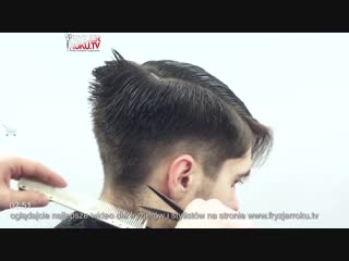 Modne fryzury męskie hair tutorial mens celebrity hairstyle fryzjerroku tv