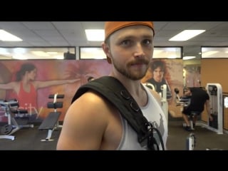 Full intermittent fasting workout with sterling knight hitting 120s on incline db press