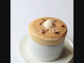 How's that for perfection praline soufflé with roast hazelnut ice cream at @petrusrestaurant