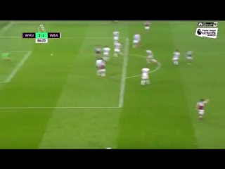 Video west ham 2 1 wba (manuel lanzini)