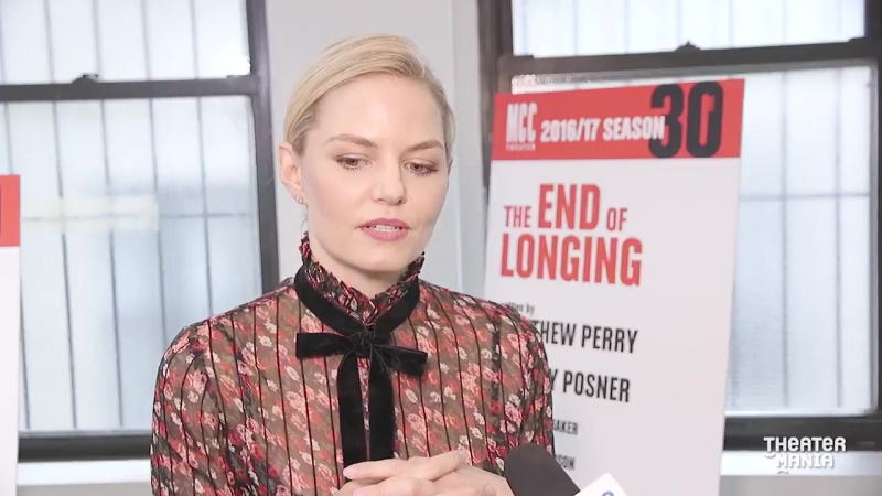 Matthew perry and jennifer morrison get started with perry's new play the end of longing