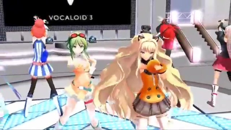 Вокалоиды танцуют танец поющие принцы поют песню поющие принцы